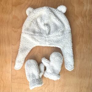 Simple Joys by Carter’s Sherpa Hat & Mittens Set | 12–24M